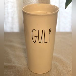 Tall Rae Dunn mug missing lid